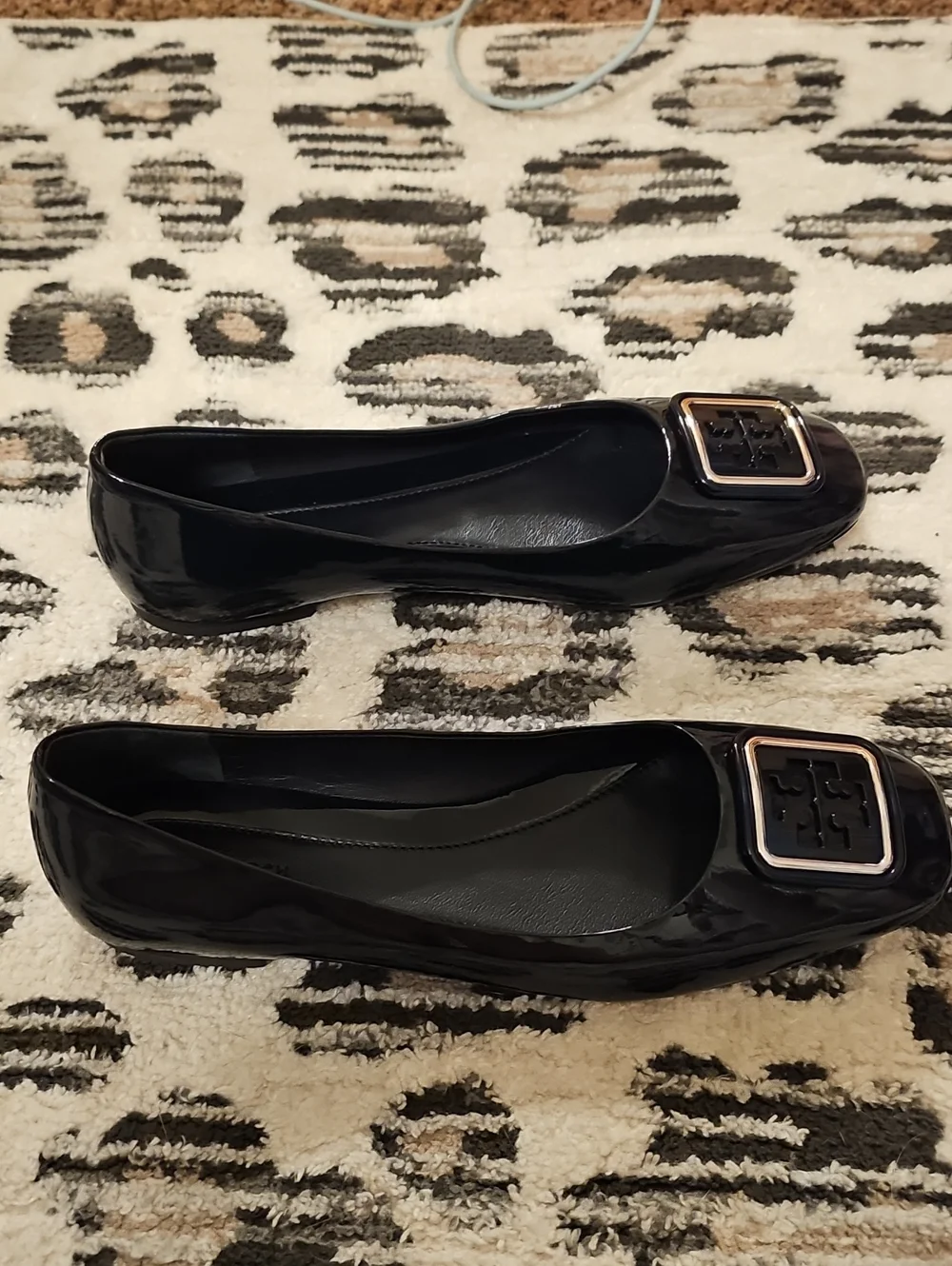 Tory Burch Georgia Loafer Flats Dress Shoes Slip On Patent Leather 10M